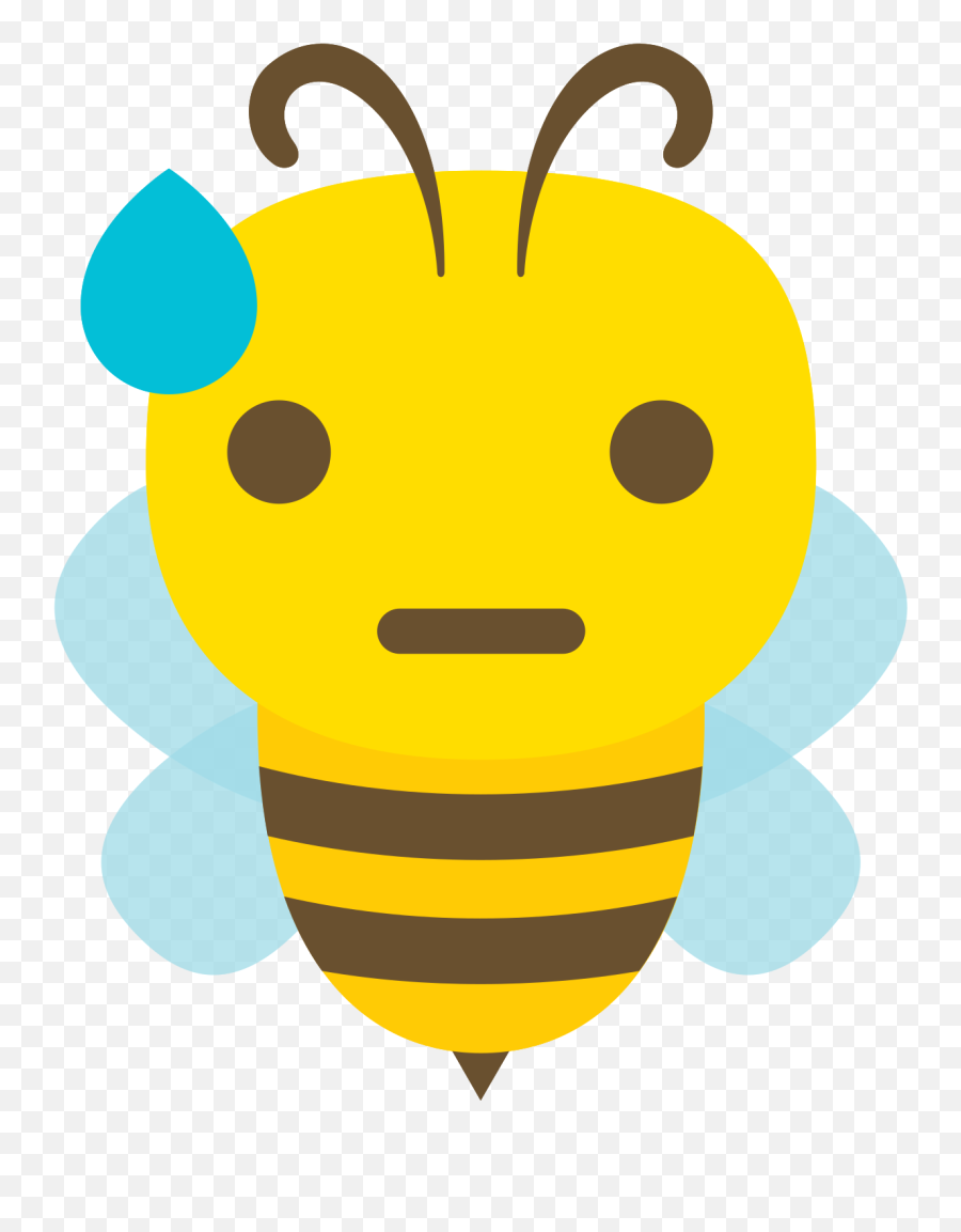 Free Emoji Bee Cartoon Sweat Png With - Imagenes De Enojo Animadas,Sweat Png