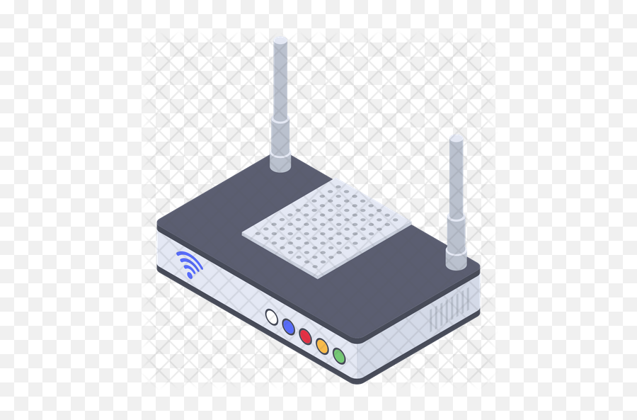 Wifi Router Icon Of Isometric Style - Broadband Device Png,Router Png