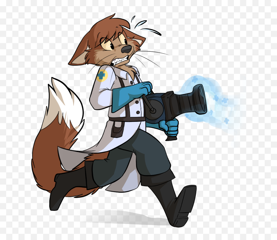 Whoaa Slow Down Man By Thorn - Fur Affinity Dot Net Medic Furry Png,Tf2 Transparent Spray