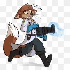 Whoaa Slow Down Man By Thorn - Fur Affinity Dot Net Medic Furry Png,Tf2 Transparent Spray