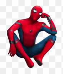 Iron Spiderman Clipart Superheroes - Transparent Background Png