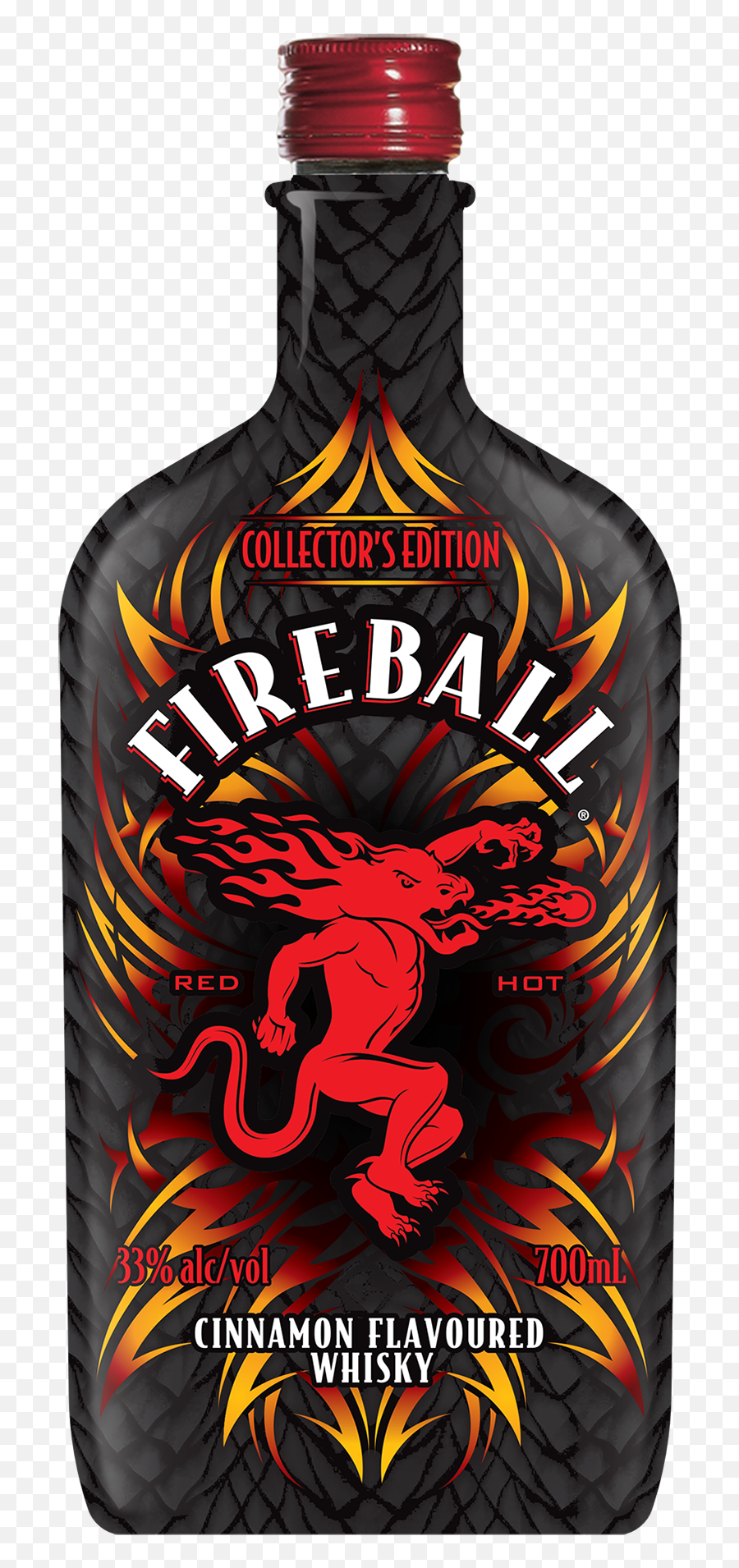 Fireball Cinnamon Whisky Collectors Edition 700ml - Fireball Whiskey Png,Fireball Whiskey Png