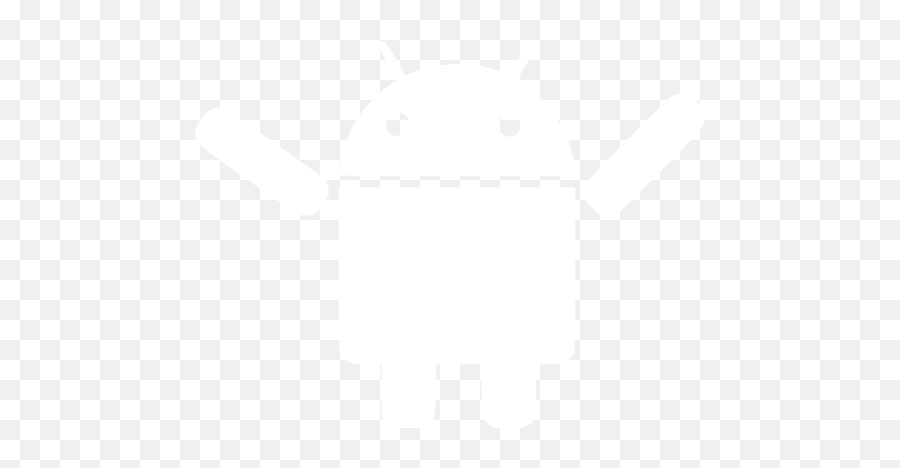 White Android 4 Icon - Transparent White Android Icon Png,Android Icon White