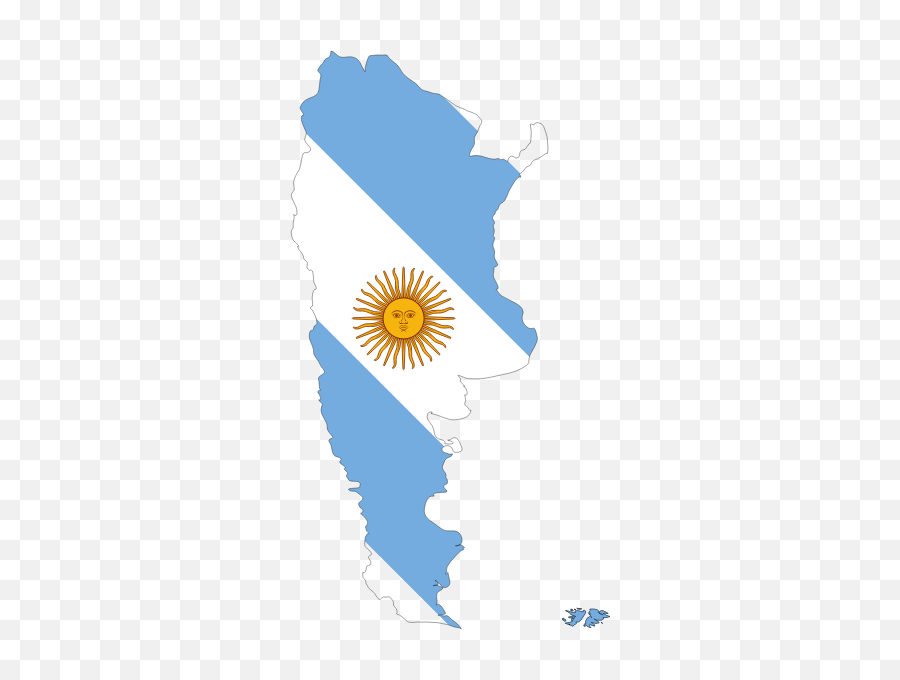 Download Free Png Argentina Map Flag - Argentina Flag In Country,Argentina Flag Png