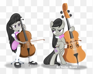 Bow Bowtie Cello - Octavia Melody Mlp Vector Png,Cello Png