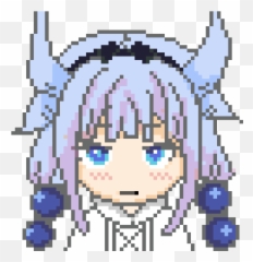Kanna Kamui From Kobayashi - Miss Dragon Maid Pixel Art Png,Kanna Kamui Png