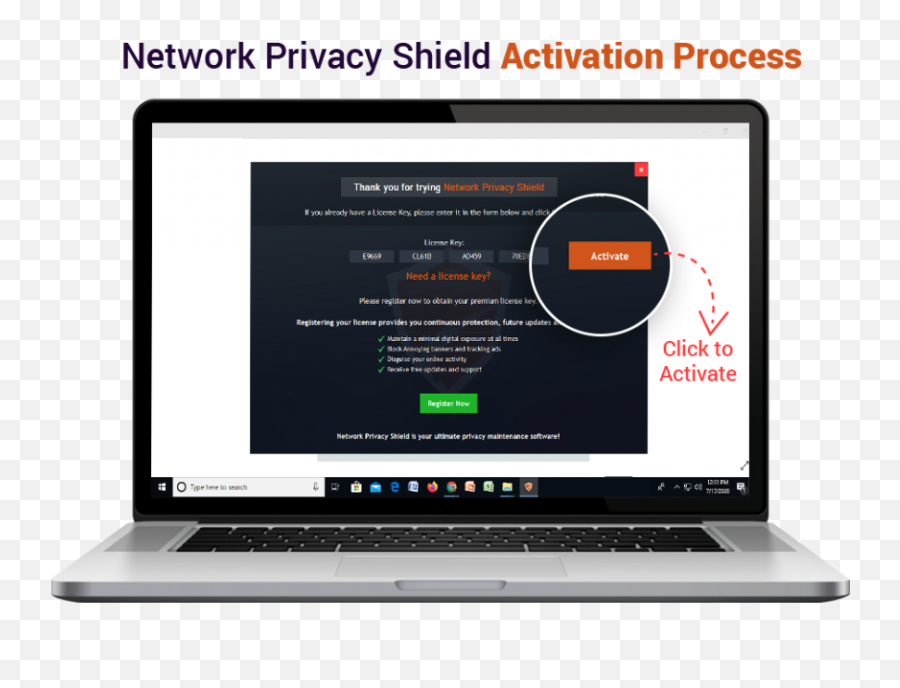 How To Activate Network Privacy Shield - Drivers And Shield Png,Activate Icon
