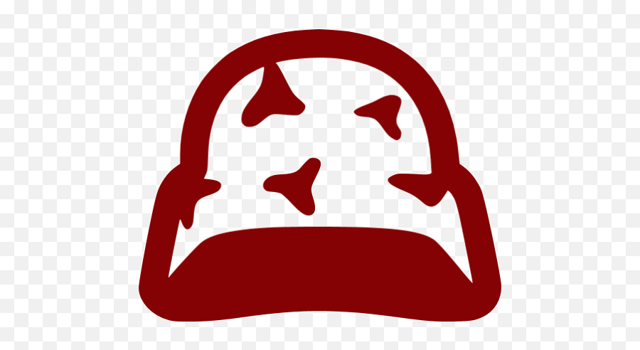 Maroon Helmet Icon - Icon Png,Icon Helmet Sizes