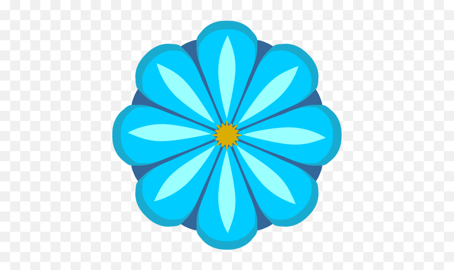 Vector Images For Design In Category Beautiful Flowers - Stm32f3 Discovery Png,Blue Flower Icon