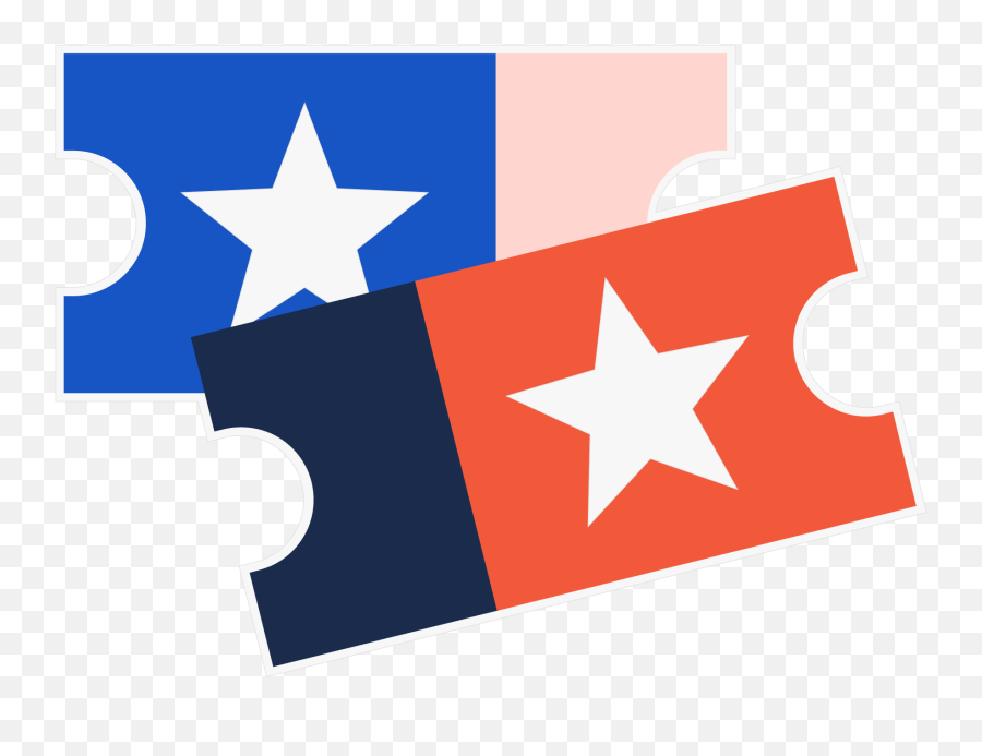 Texas 2020 Election Results The Tribune - Health Star Rating Png,Red 6 Point Star Icon