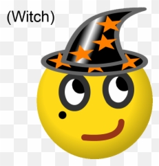 Happy Halloween Witch Emojis - Shefalitayal Hat png