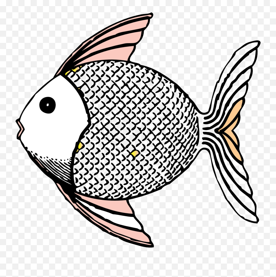 Free Fish Clipart Black And White Pictures - Clipartix Clipart Black And White Fish Png,Fish Clipart Transparent