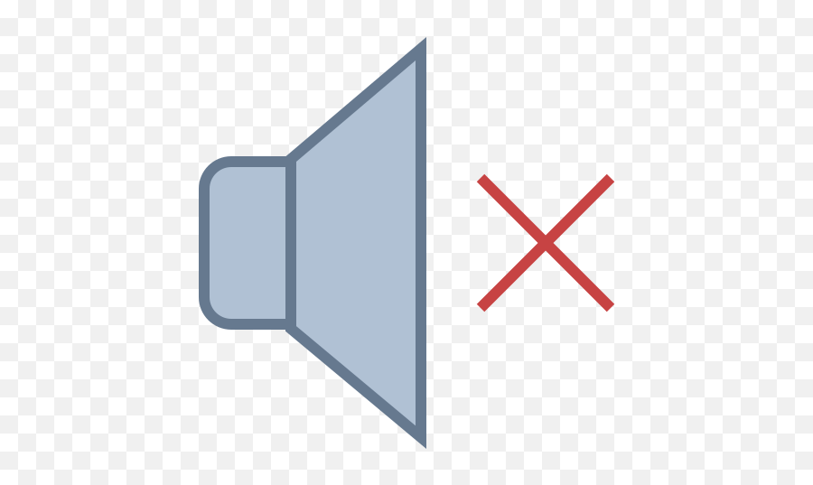 Mute Icon In Office Style - Sound Play Button Png,Mute Icon Transparent