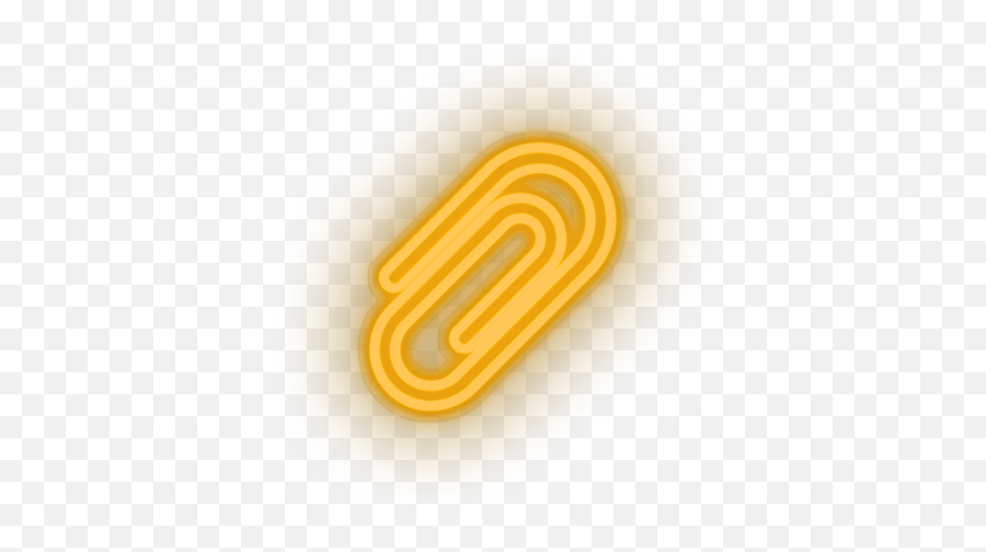 Paperclip Neon Sign - Paper Png,Paper Clip Icon