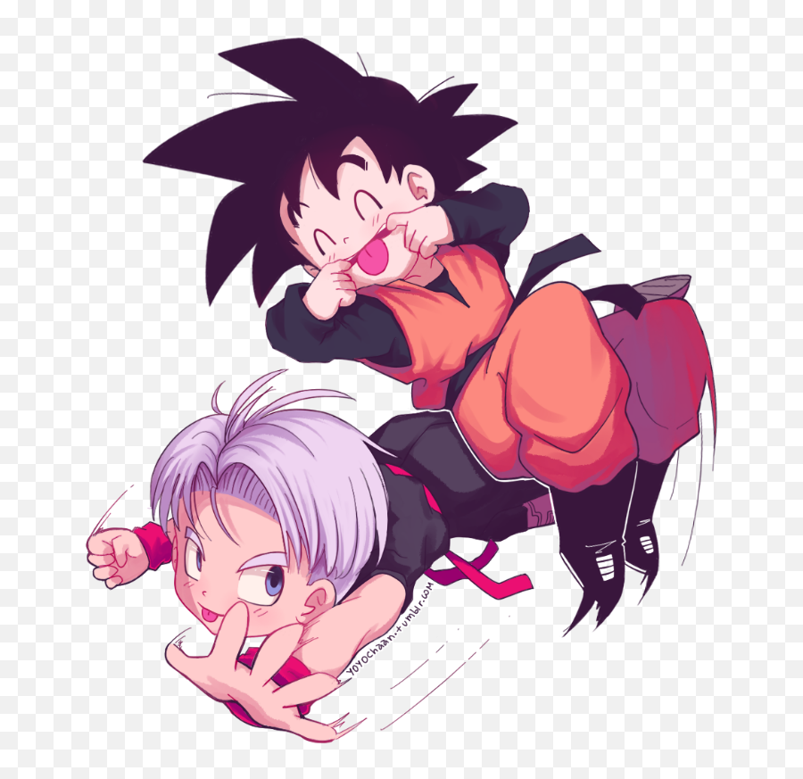 Download Hd Trunks And Goten - Trunks E Goten Gay Trunks E Goten Gay Png,Goten Png