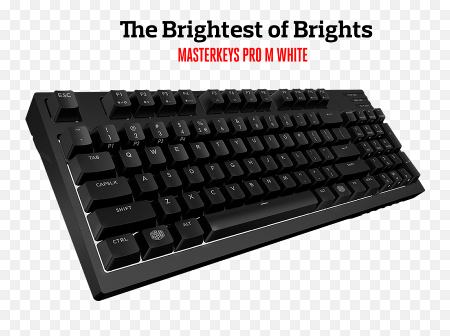 Masterkeys Pro M White Leds - Cooler Master Masterkeys Pro M Png,M&m Logo Png