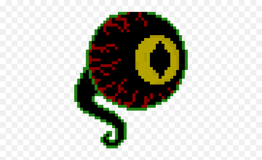 Pixel Art Gallery - Dark Eye Pixel Art Png,Antisepticeye Icon