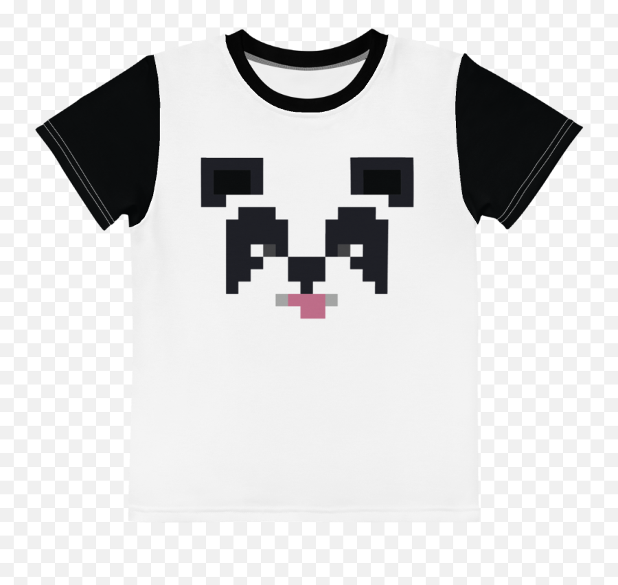 Minecraft Panda Kids Short Sleeve T - Shirt Minecraft Panda Shirt Png,Roblox Vs Mincraft Youtube Channel Icon