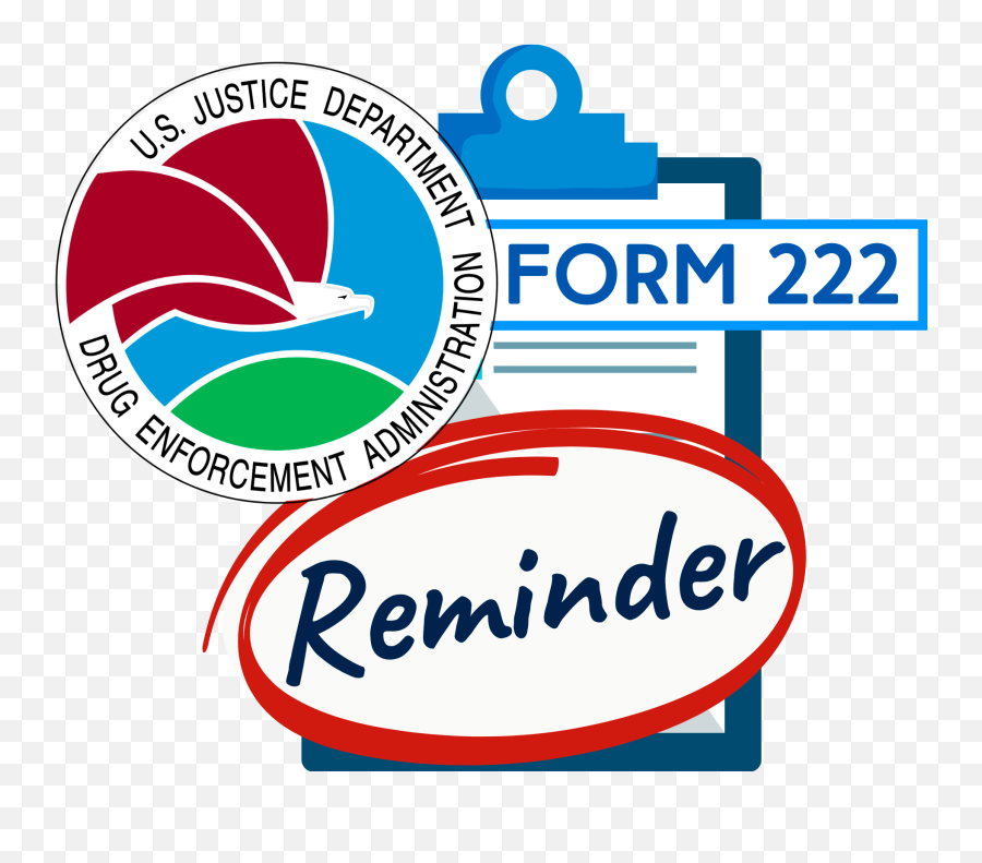 Reminder Three - Page Dea Form 222 To Be Replaced In October Language Png,Forms Circle Icon