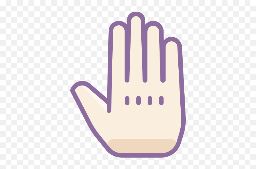 Hand Icon In Cute Color Style - Flexible Materials For Electronics Png,Open Hand Icon