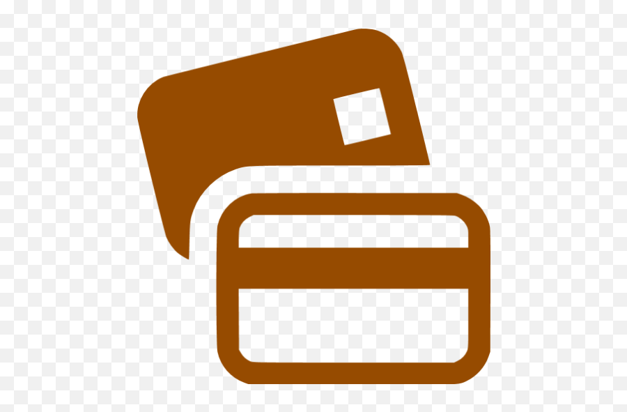 Brown Bank Cards Icon - Free Brown Credit Card Icons Credit Card Icon Black Png,Image Placeholder Icon