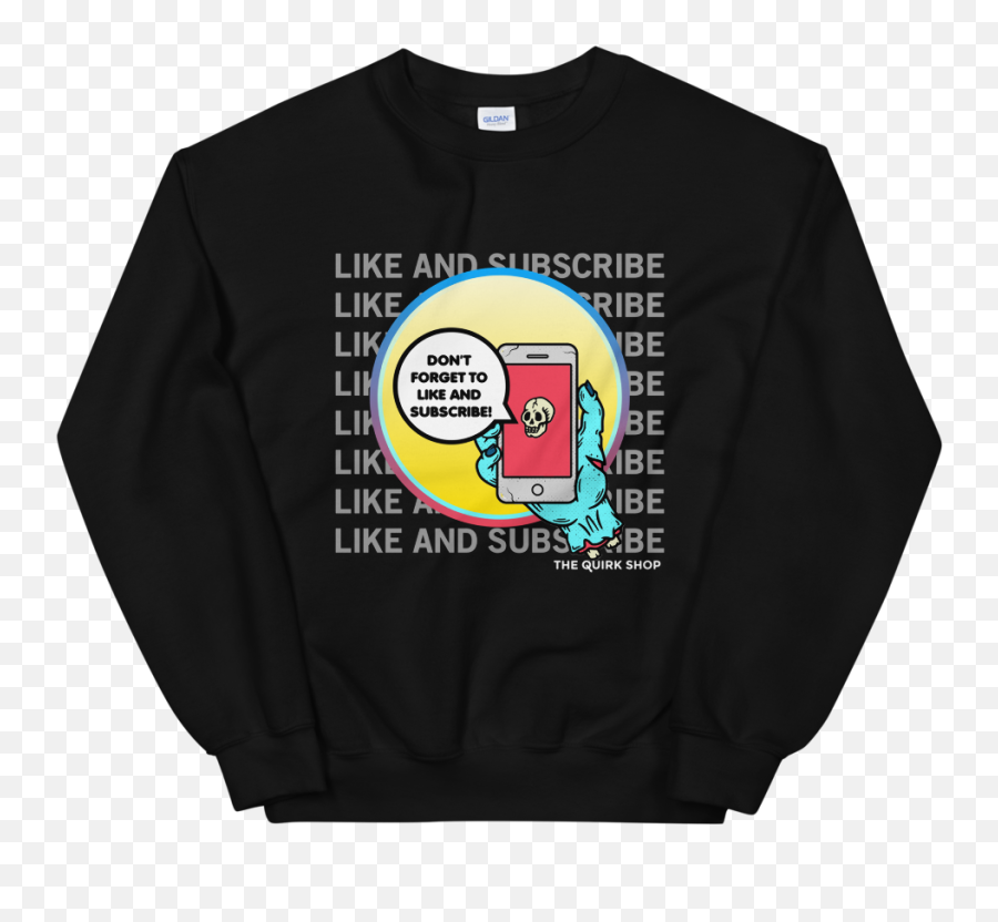 Like And Subscribe Crewneck - Cartoon Png,Youtube Notification Bell Png