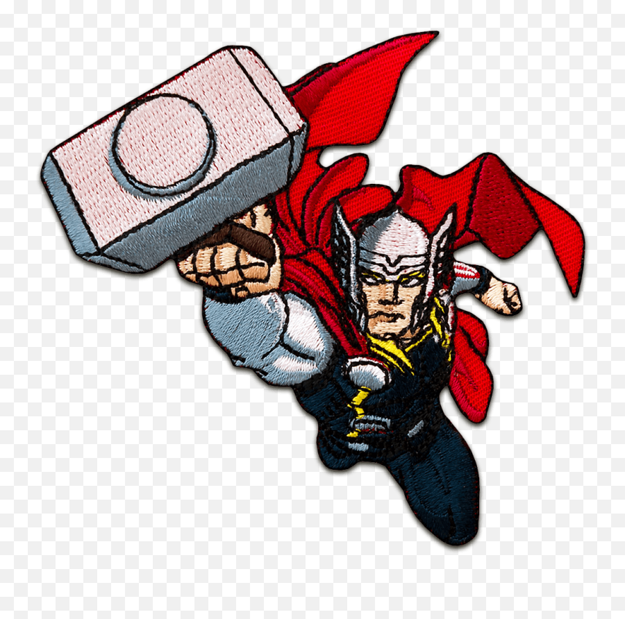 Marvel Avengers Thor Comico Bambini Colorato - Thor Toppe Termoadesive Thor Png,Thor Png