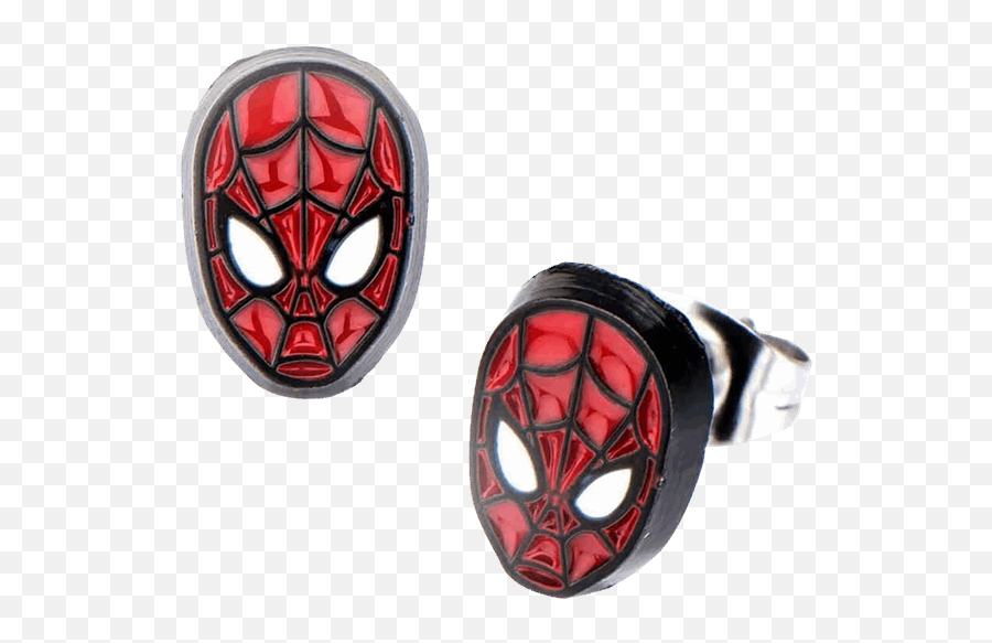 Download Officially Licensed Marvel Spider - Man Mask Boucle D Oreille Spiderman Png,Spiderman Mask Png