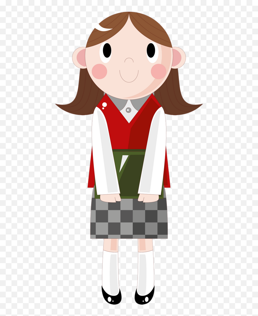 Back To School Clipart Png - Girl Student Cartoon Png Student In School  Uniform Drawing,School Clipart Png - free transparent png images -  