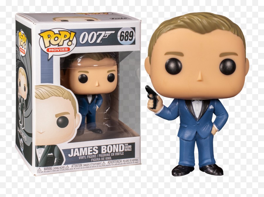 Casino Royale - James Bond Pop Vinyl Figure James Bond Funko Pop Png,James Bond Png