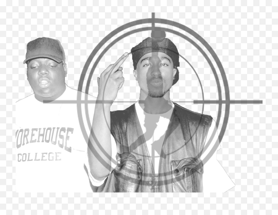 2pac Transparent Biggie Picture - Nas Tupac Biggie Smalls Png,Biggie Png
