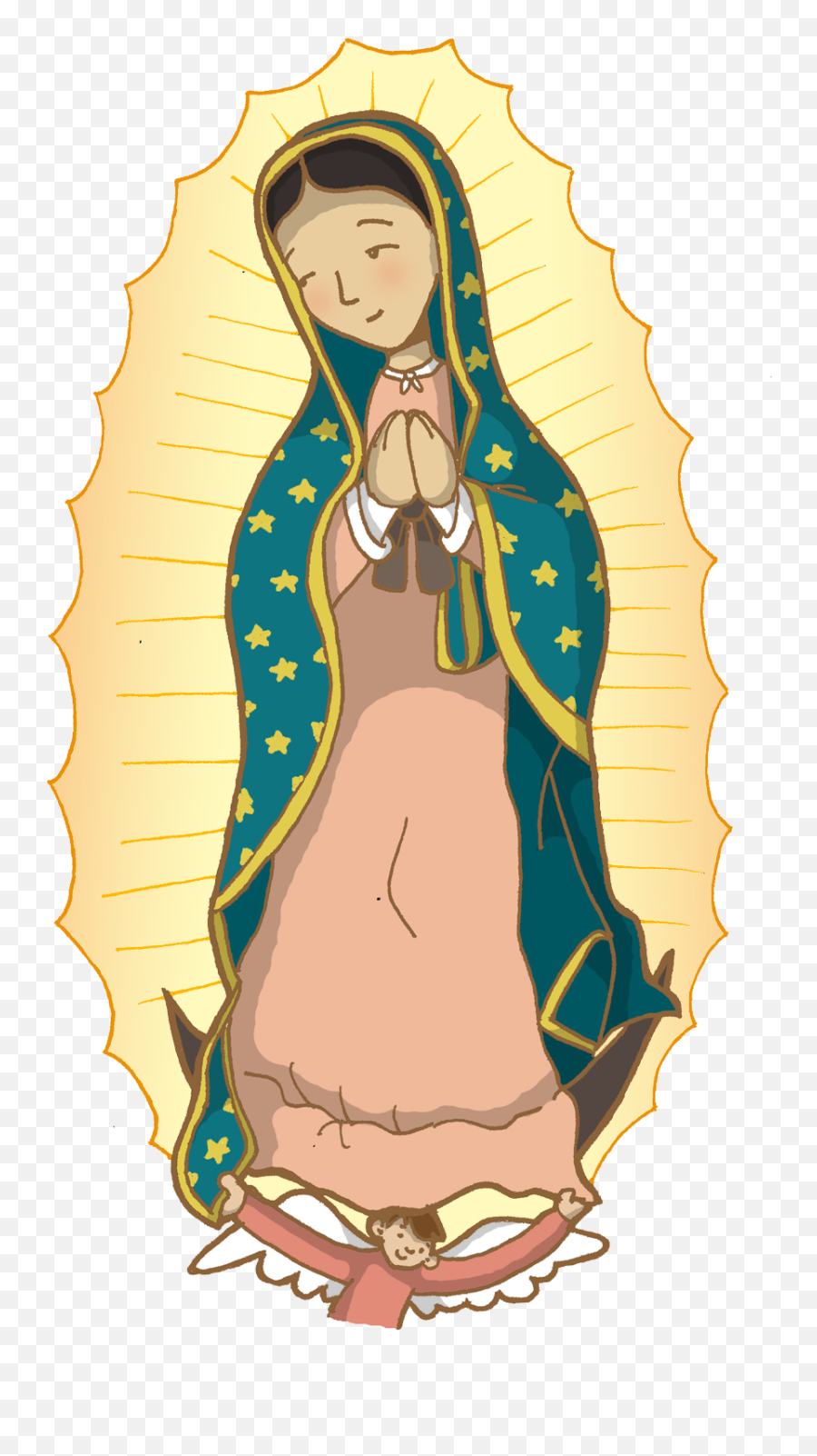 Virgen De Guadalupe Dibujo Png 3 - Nuestra Señora De Guadalupe Dibujo,Virgen De Guadalupe Png