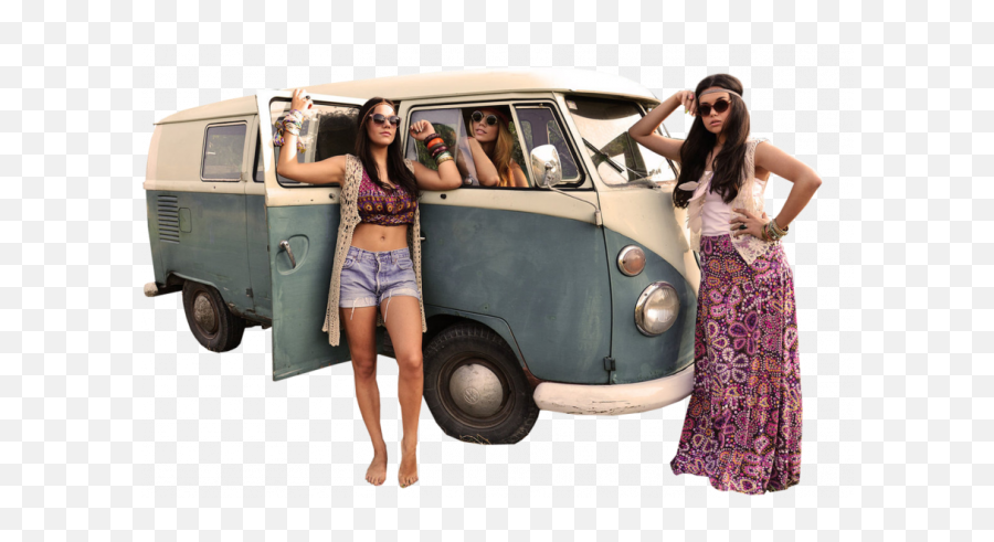 Hippie Van - 1970 Png,Hippie Png