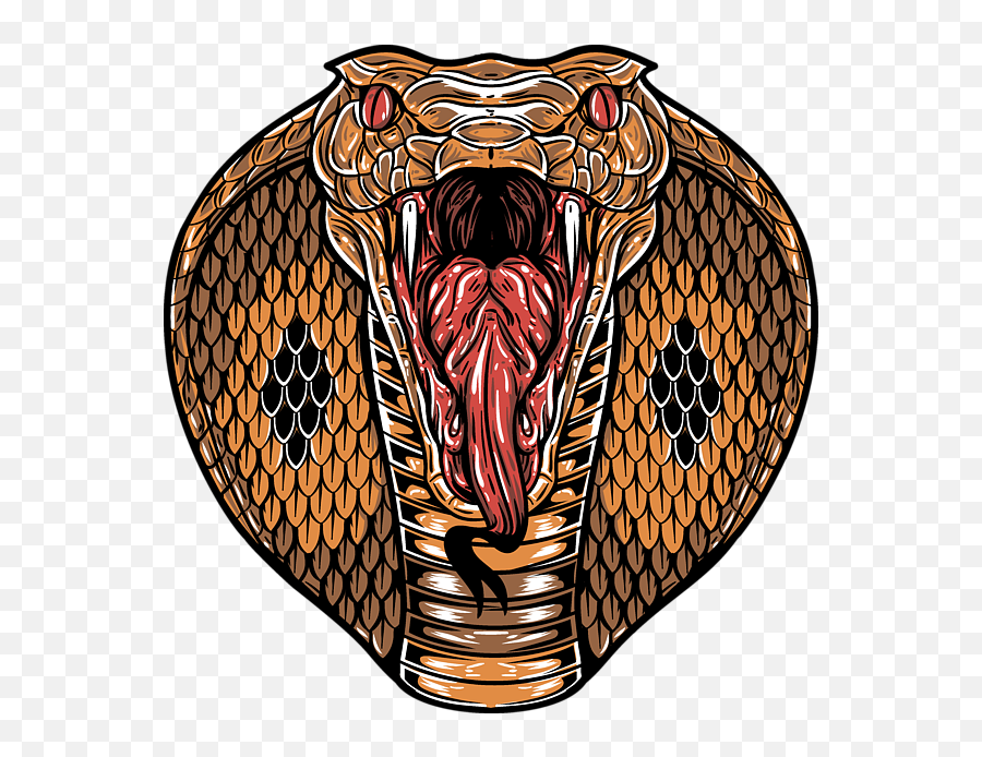 Download Bleed Area May Not Be Visible - Cobra Snake With Mouth Open Png,King Cobra Png