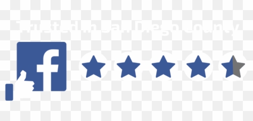 Download Fblike Badge - Review Us On Facebook And Google Logo Png