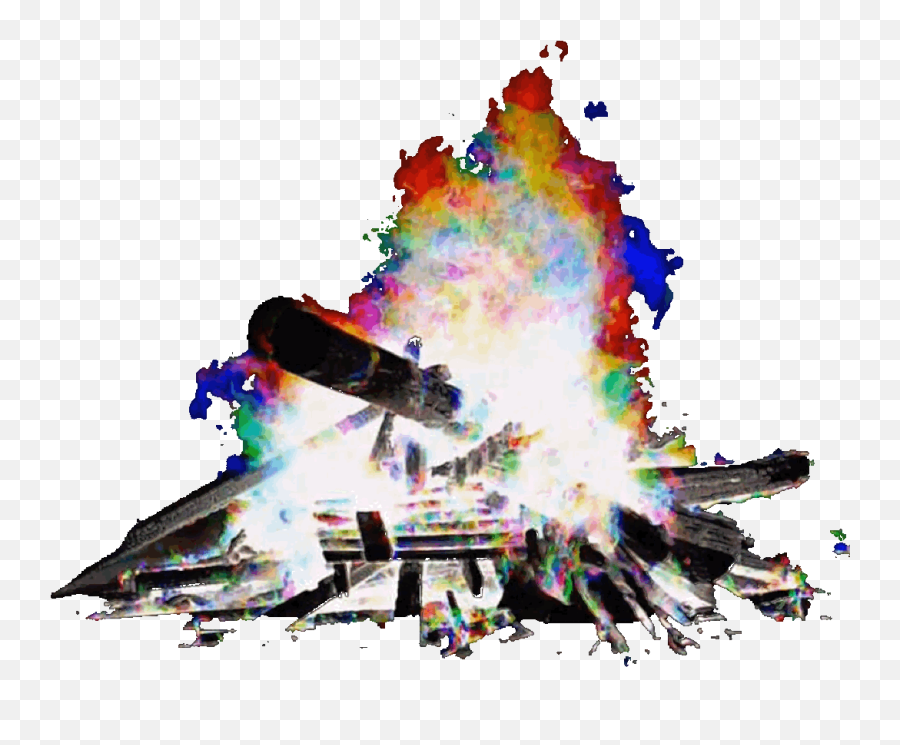 Gif Fire Flames Bonfire Aesthetic Color Dream Emoji Gli Png Transparent Background