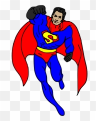 Picture Library Download Gif Png Files - Superman Clip Art,Superman Logo Vector