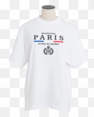 Balenciaga Paris Embroidered Logo - Active Shirt Png,Balenciaga Png