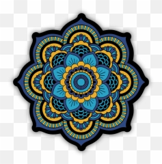 Sacred Geometry Mandala Clipart - Full Size 878856 Red Png