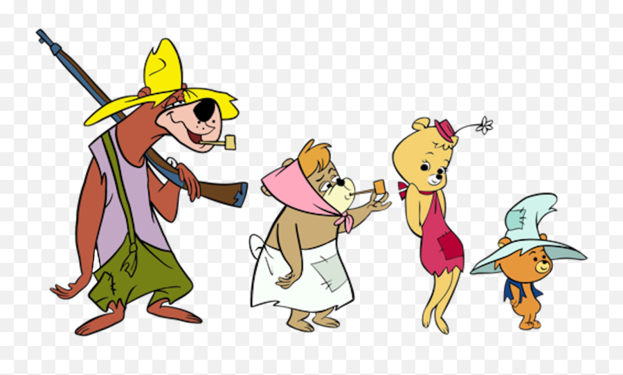 The Hillbilly Bears - Hanna Barbera Bears Png,Hillbilly Png