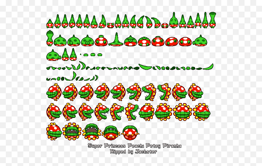 Super Princess Peach Sprite Sheets - Ds Mario Universecom Super Princess Peach Petey Piranha Png,Princess Peach Png