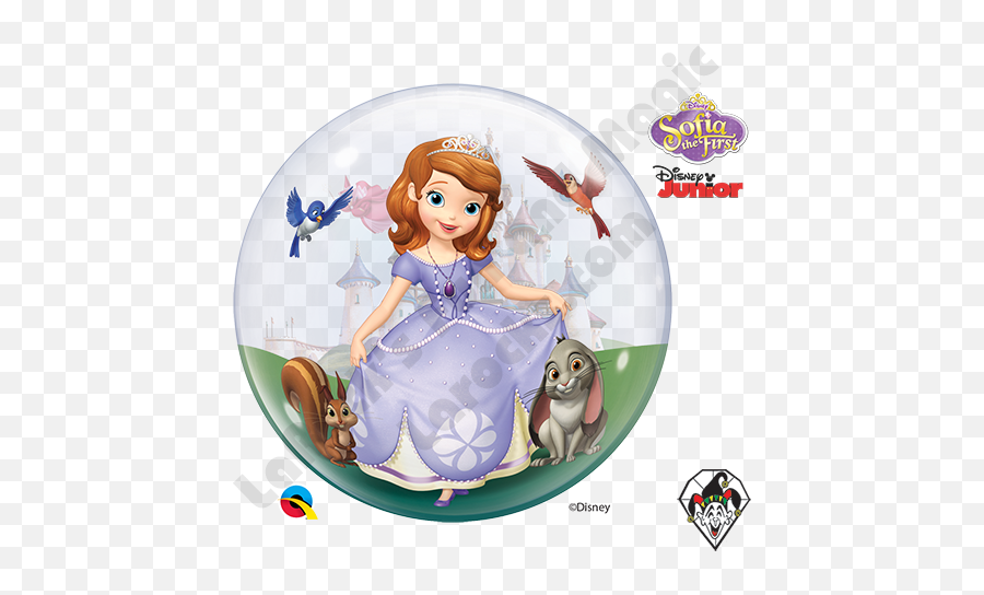 Disney Sofia The First Bubble Qualatex 1ct - Sophia Princess Png,Sofia The First Logo
