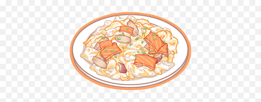 Salmon Fried Rice Food Fantasy Wiki Fandom - Junk Food Png,Dish Png