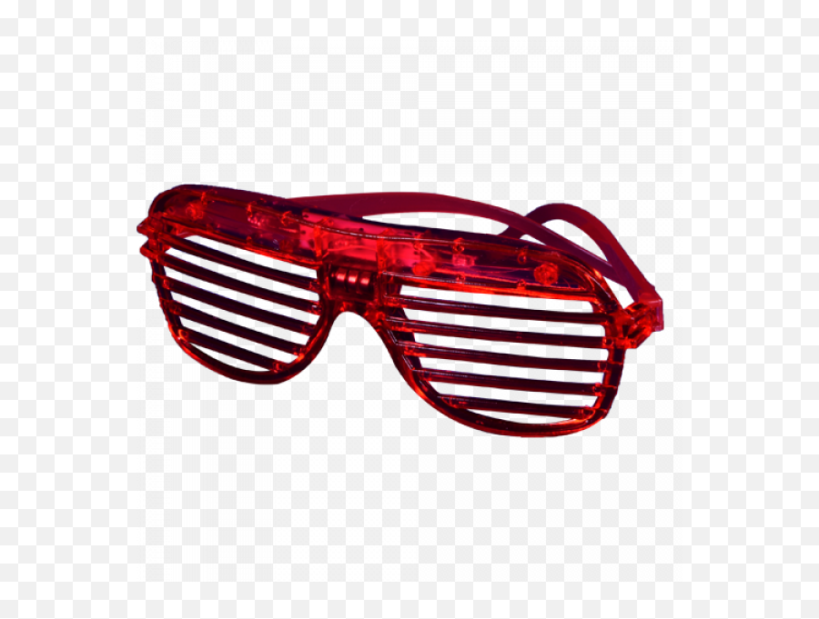 Flashing Colorful Led Glasses Luminous Red Png Shutter Shades