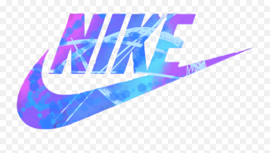 Nike Blue Logo - Nike Sticker Png,Nike Logo Png