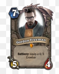 Community Crafting Week 136 Analyzing User - Created Cards Custom Hearthstone Cards Meme Png,Gordon Freeman Png