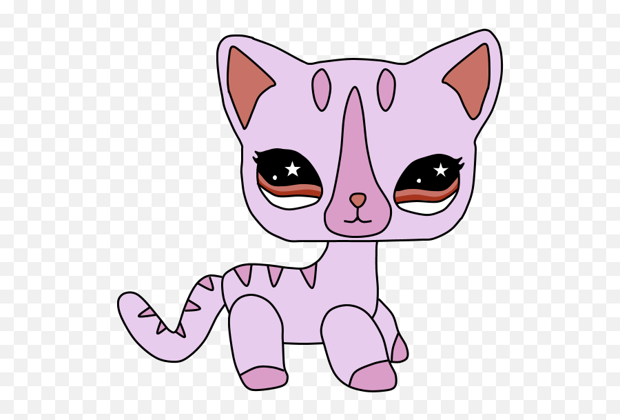 Lps Shorthair Cat Drawings - Lps Png Shorthair Cat,Lps Png