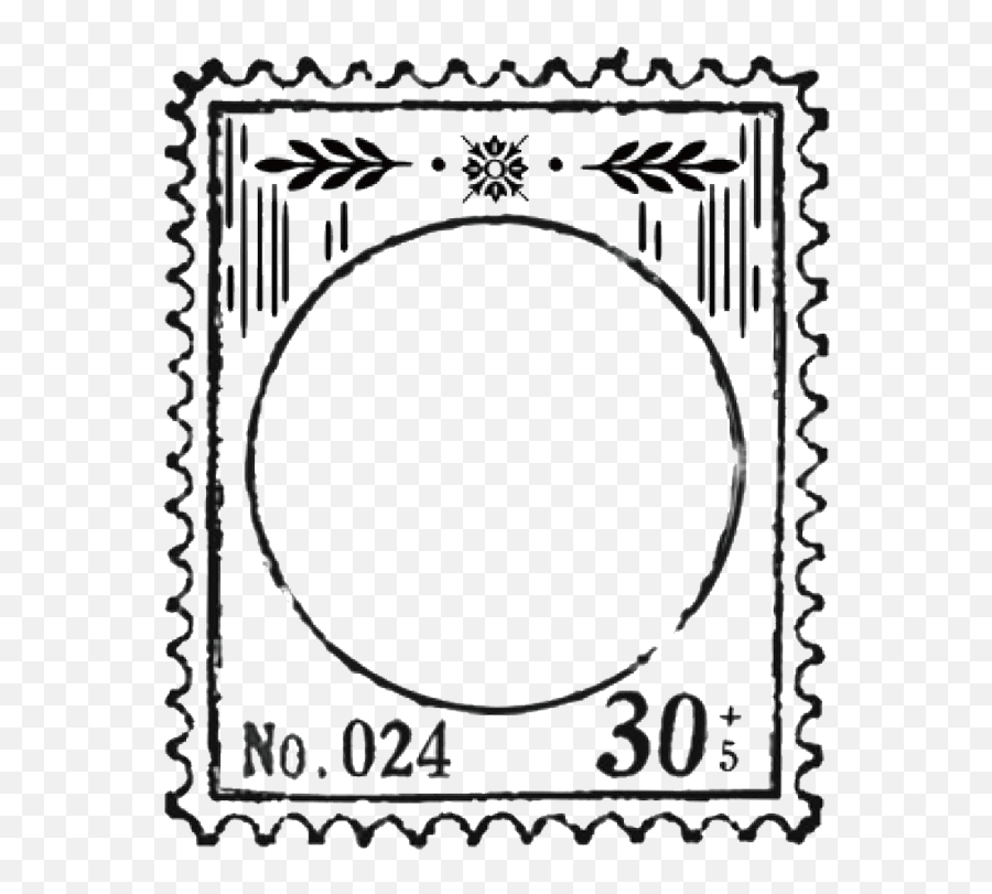 Postage Stamp - Circle Png,Stamp Png