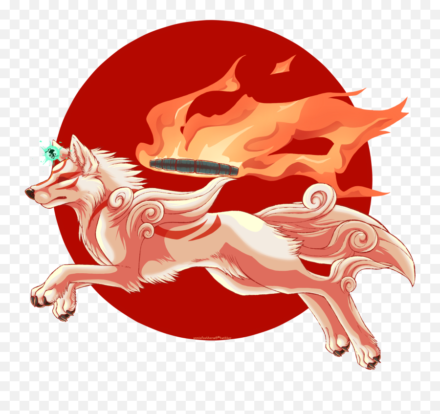 Gaming - Transparent Okami Amaterasu Png,Okami Png