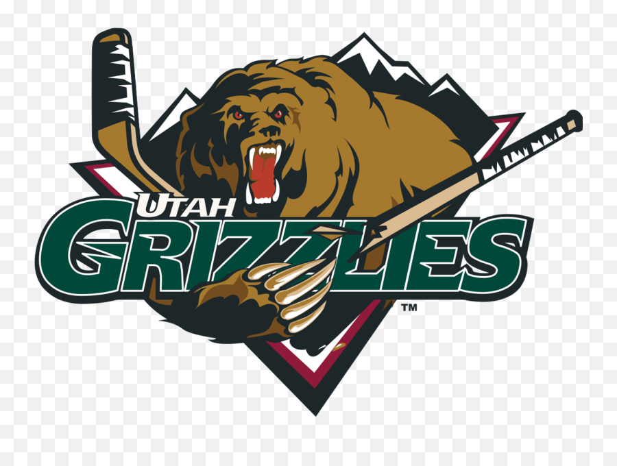 Utah Grizzlies Logo And Symbol Meaning - Utah Grizzlies Hockey Logo Png,Grizzlies Logo Png